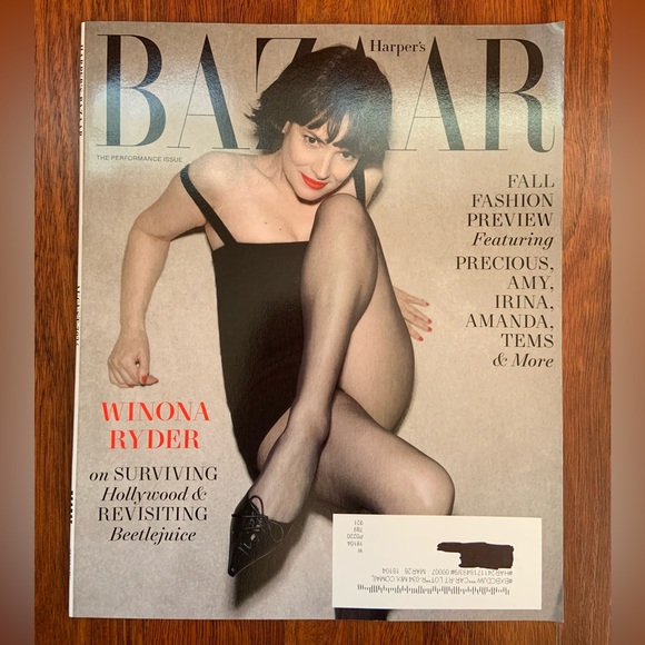 Harper’s Bazaar Magazine - Winona Ryder - August 2024 - Picture 1 of 3